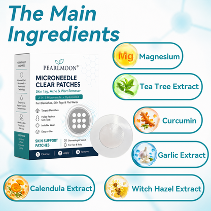 💞💞🇬🇧𝐇𝐞𝒂𝒍𝗿𝗶𝙯𝙚®2-in-1 Microneedle & Hydrocolloid Patch🛡️| Removes Raised Moles, Acne, Flat Warts & Skin Tags | Helps Improve Wrinkles, Scars & Blemishes | Invisible Patches for Face & Body