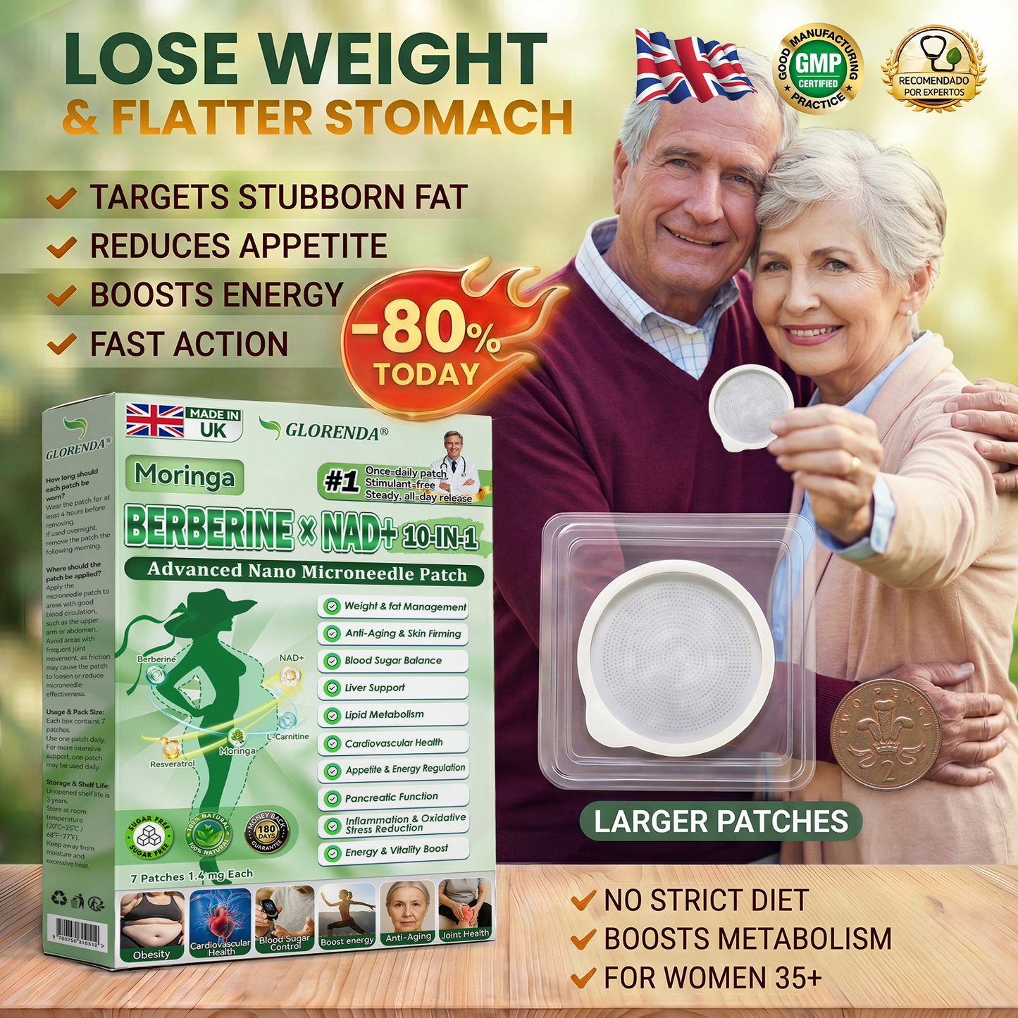 【 🌿Last Day Promotion 70% OFF🌿】 𝐆𝐋𝐎𝑹𝑬𝑵𝑫𝗔®𝑴𝒐𝒓𝒊𝒏𝒈𝗮 · 𝗕𝗲𝗿𝗯𝗲𝗿𝙞𝙣𝙚 × 𝙉𝘼𝐃+ 𝟏𝟎-𝐢𝐧-𝟏 𝗔𝗱𝘃𝗮𝗻𝗰𝙚𝙙 𝙉𝙖𝙣𝙤 𝙈𝙞𝙘𝙧𝙤𝙣𝙚𝙚𝐝𝐥𝐞 𝐏𝐚𝐭𝙘𝙝🇬🇧(𝐉𝐮𝐬𝐭 𝐨𝐧𝐜𝐞 𝐚 𝐝𝐚𝐲, 𝐯𝐢𝐬𝐢𝐛𝐥𝐞 𝐜𝐡𝐚𝐧𝐠𝐞𝐬 𝐢𝐧 𝟕 𝐝𝐚𝐲𝐬） ✅ 𝐅𝐨𝐫 𝐨𝐛𝐞𝐬𝐢𝐭𝐲, 🅛🅞🅞🅢🅔 🅢🅚🅘🅝,𝐝𝐢𝐚𝐛𝐞𝐭𝐞𝐬, 𝐬𝐥𝐞𝐞𝐩 𝐚𝐩𝐧𝐞𝐚, 𝐣𝐨𝐢𝐧𝐭 𝐢𝐬𝐬𝐮𝐞𝐬, 𝐚𝐧𝐝 𝐦𝐨𝐫𝐞